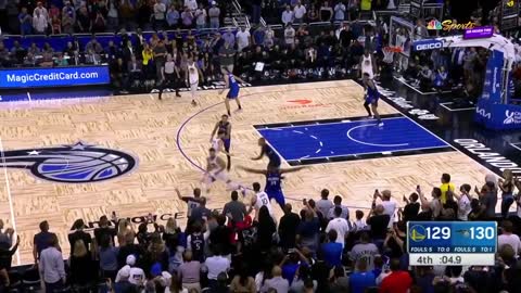 Klay Thompson misses the floater and the Magic win by one point