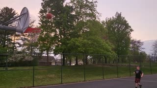 Underhand Basketball Swish!