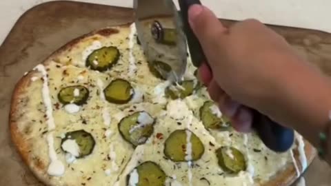 Bet you never had Pickle Pizza 🥒🍕