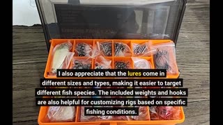 Buyer Reviews: PLUSINNO Fishing Lures for 12 Rigs, Fishing Tackle Box with Tackle Included Cran...