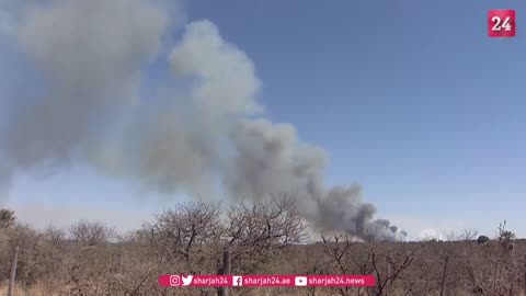 Fires rage in Argentina forest