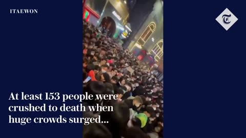 At least 153 dead after South Korea Halloween crowd crush