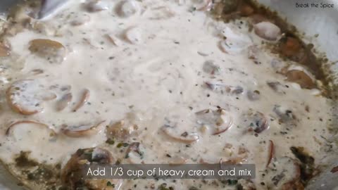 Creamy Mushroom Sauce Recipe