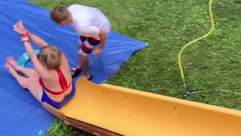 Great Backyard Slide Ever