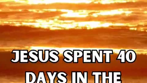 Jesus Spent 40 Days Fasting in the Desert 🌵✝️ #Shorts