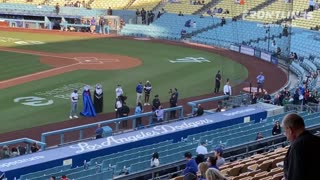 EVEN FREAK-A-ZOID Los Angeles cant stomach this evil. Dodger Stadium is empty.
