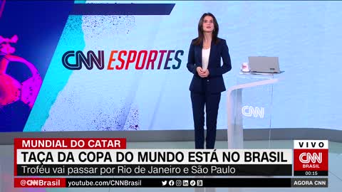 Taça da Copa do Mundo está no Brasil | AGORA CNN