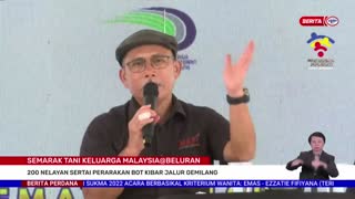 17 SEPT 2022 - BERITA PERDANA-SEMARAK TANI KELUARGA MALAYSIA-PERKASA KOMUNITI AGROMAKANAN LUAR BANDA