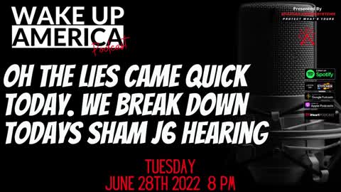 Oh the lies came quick today. We break down todays sham j6 hearing