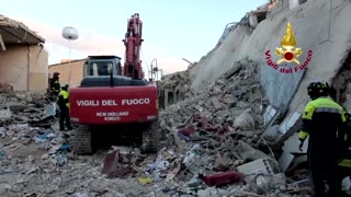 Search for two missing in Italy gas blast enters third day