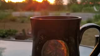 Sunrise and the Moon Coffee Cup