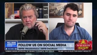 WAR ROOM BANNON with Charlie Kirk on KARI LAKE