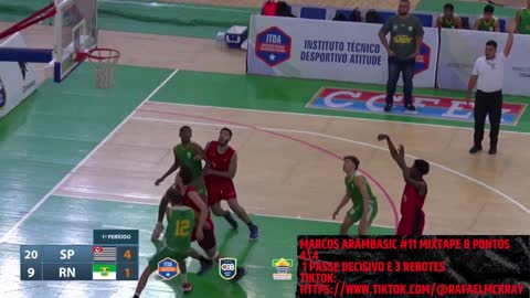 Mixtape Marcos Arambasic #11 Brasileiro Sub 18 2022 Basquete