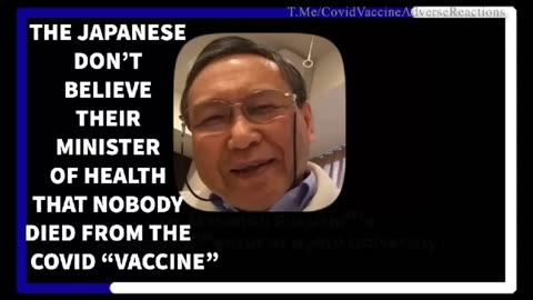 The Japanese Are Aware of The Deaths Being Caused By the Covid “Vaccine”