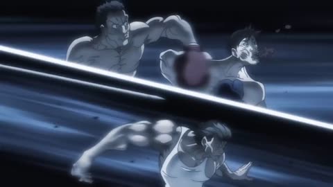 Yuujiro unleashes his full power against Kaiou Kaku, Baki is shocked to see Kaiou Kaku's strength