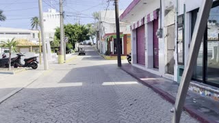 Cruising in the Golf Cart in Isla Mujeres