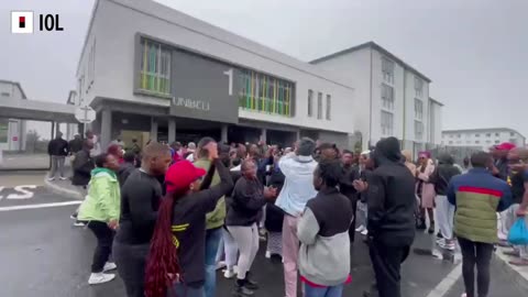 Watch: UWC students protesting at the opening of the new Unibell residents