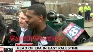 Epa Chief is Finally on the Ground In East Palestine, Ohio.