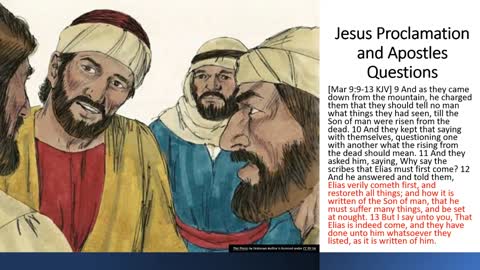 Jesus Deity - Mark 9:2 - 13