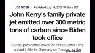 ג'ון קרי מקדם משבק האקלים לא נבחר מכחיש לחלוטין שהיה לו אי פעם מטוס פרטי ואז מאשים את אשתו כשהוא נתפס איך אפשר להאמין לשקרנים האלה