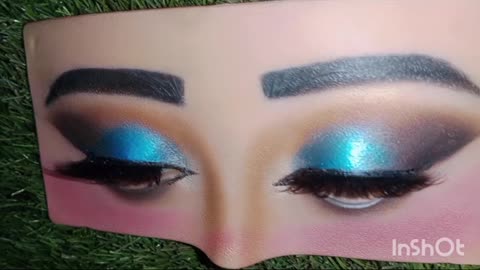 Blue smokey eye makeup tutorial | Blue smokey eyes | blue eye makeup tutorial