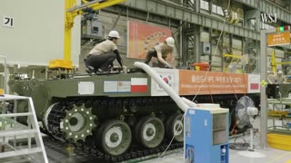 Inside a South Korean Factory Churning Out Howitzers for NATO | WSJ