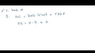 Enkelt sätt att gå från decimalt till hexadecimal/bas 10