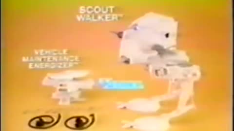 Star Wars 1980 TV Vintage Toy Commercial - Empire Strikes Back Scout Walker & Vehicle Energizer