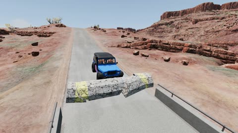 Obstacle on the road #13 - BeamNG Drive | World BeamNG Drive