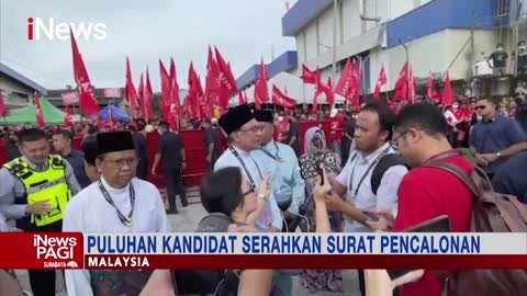 Dinamika Politik Malaysia, Puluhan Kandidat Serahkan Surat Pencalonan #iNewsPagi 06/11