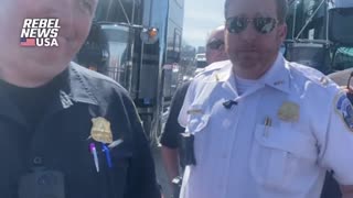 The U.S. Trucker Convoy Stopped by Police 'Ready to Arrest' Them
