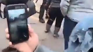 Antifa arrives in vans escorted by police to the protests on Jan 6th sponsored by the feds