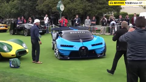 This is the only Bugatti Vision GT. It only takes 2s to accelerate 100 km# Super Run # Bugatti