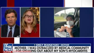 Tucker Carlson Talks To A Shot Victims Mother, The Mother Claims It Wasn't Her Fault Even Though She Says She Knew About Myocarditis & Got The Shot Anyway