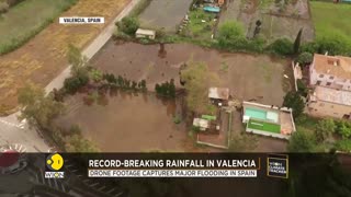 Record-breaking rainfall in Valencia, yellow alert issued in surrounding areas