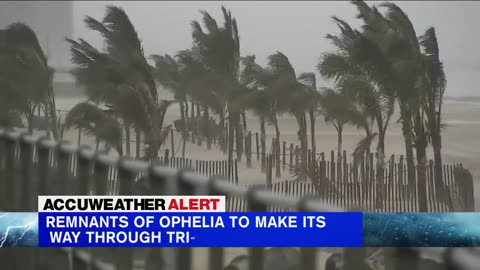 Remnants of Ophelia bring wind, rain to East Coast 2023/09/24