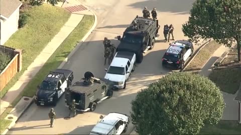 Fort Worth Police Use Swat Vehicles to end Chase