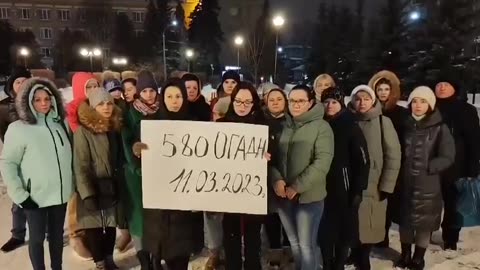 Russian wives and mothers speak out against Putin's War in Ukraine 11 March 2023