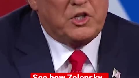 See how Zelensky responded to Trump's claim