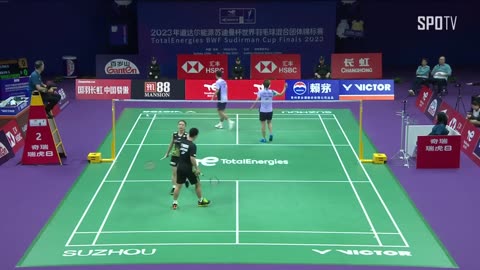 highlights - PUAVA/ TAERA vs YAMAS/ SHINO - BWF Sudirman Cup 2023