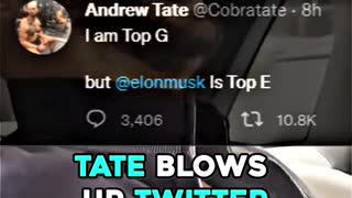 ANDREW TATE BLOWS UP TWITTER WITH HIS UNBANNING