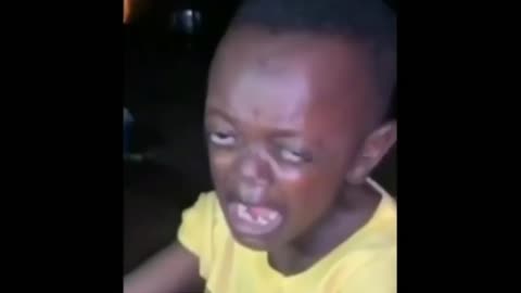 BLACK BOY CRYING AND SMILING ATTITUDE