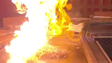 Teppanyaki Fire Show