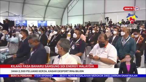 21 JULAI 2022 – BERITA PERDANA – KILANG FASA BAHARU SAMSUNG SDI ENERGY MALAYSIA