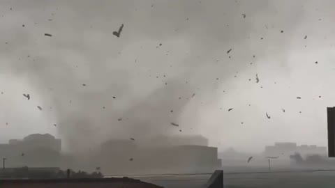 Tornado Hits The City of Baoding, China 7-21-2021