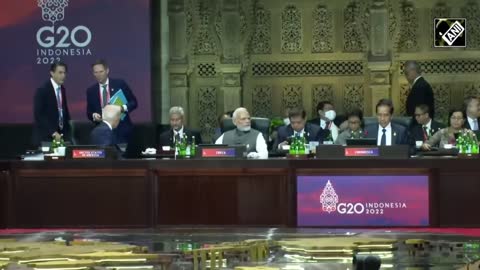 US President Joe Biden walks over to PM Modi before start of G20 Summit