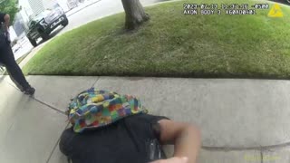 Body cam shows man tackling suspect during chase with Tulsa police