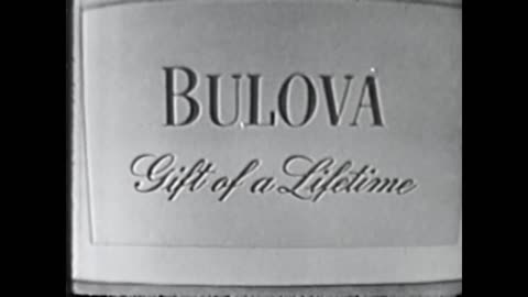 Advertisements for Vintage Bulova Wristwatches on Television during the 1950s.