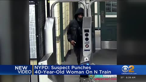 Police: Woman punched in face on Brooklyn subway