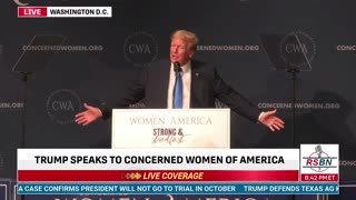 Donald Trump claims that "God created two genders, man and woman"